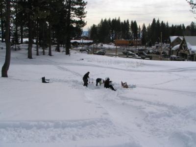 Wacky Winter Bowling Tahoe City Golf Course