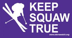 Keep Squaw True Sticker