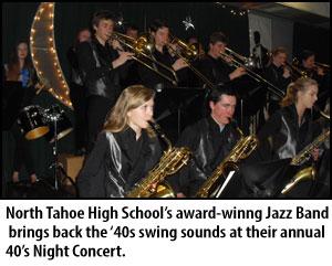 North Lake Tahoe High School Jazz Band 40s Night