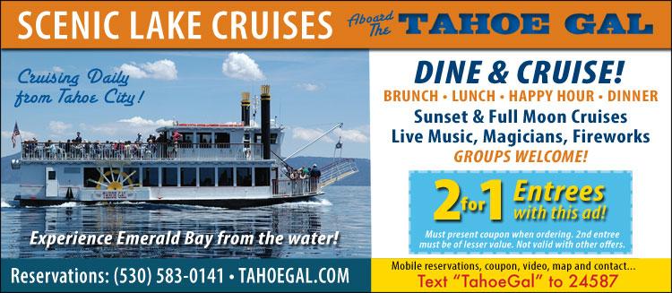 North Tahoe Cruises  - Tahoe Gal