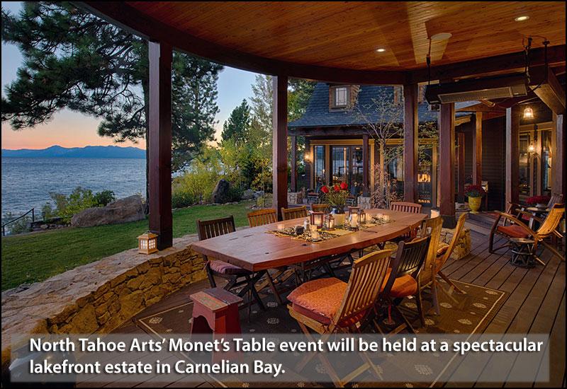 North Tahoe Arts Presents 'Monet's Table' Fundraiser 