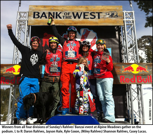 Banzai Winners - Mar 9 - Alpine Meadows