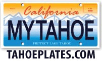 Lake Tahoe License Plates