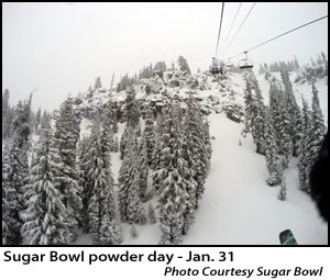 Sugar Bowl Powder Day