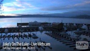 Tahoe Timelapse: Jake's On The Lake - Jan. 26, 2015