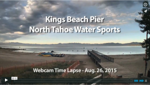 Tahoe Time Lapse - Kings Beach Pier - North Tahoe Watersports