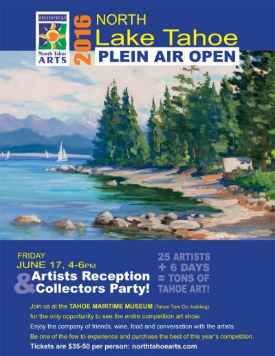 North Tahoe Arts Plein Air Open Public Display