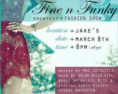 Jake's On The Lake Fine & Funky Fashion Show
