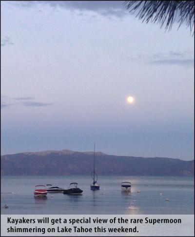 Supermoon Kayak Tours in Lake Tahoe
