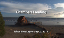Tahoe Time Lapse: Chambers Landing