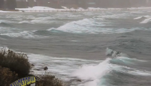 Wild Wind, Waves & Water Pound The Shores of North Lake Tahoe - Feb. 9, 2017