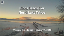 Tahoe Time Lapse: Kings Beach Pier