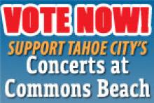 Vote for Tahoe City's Concerts at Commons Beach