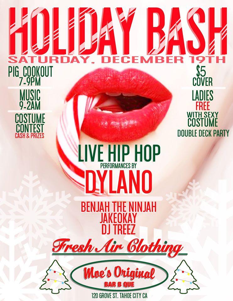 Holiday Bash at Moe's Original Bar B Que Tahoe City
